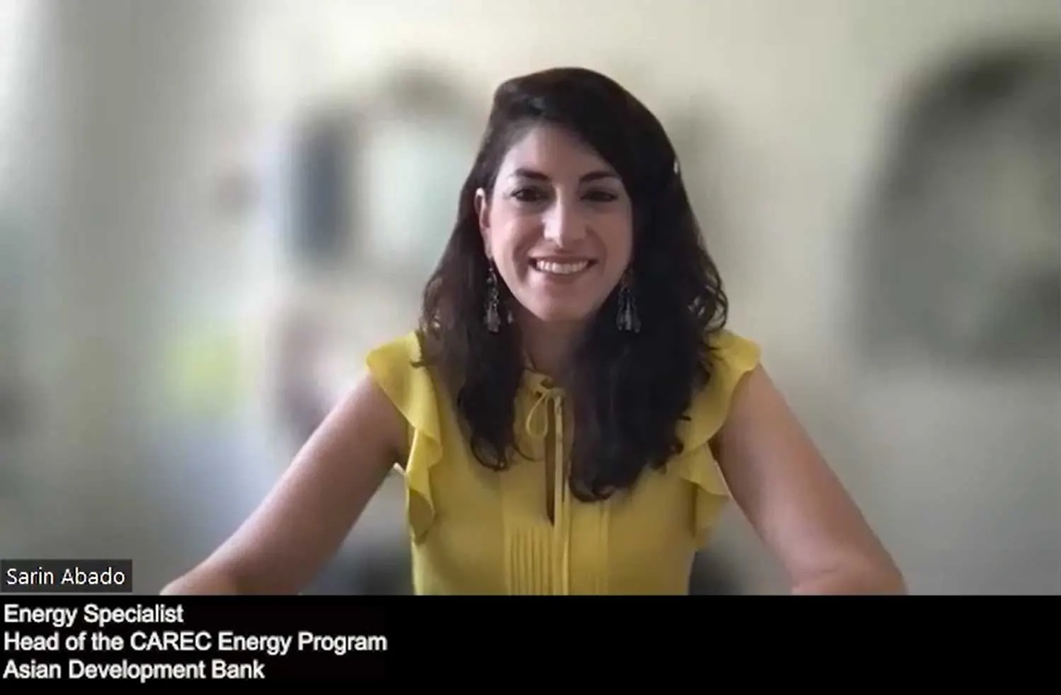 CAREC Institute interviews Sarin Abado, Head of the CAREC Energy Program